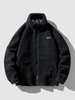 Veste Zippée Fourrée en Fausse Laine D