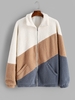 Veste Zippée Panneau en Blocs de Couleurs à Manches Raglan Xl Deep yellow