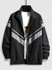 Veste Zippée Réfléchissante à Manches Raglan Xl Noir