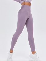 Women Sports Legging de Sport à Taille Haute M Lilas