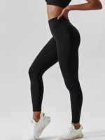 Women Sports Legging de Sport à Taille Haute Xl Noir