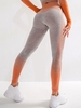 Women Sports Legging Moulant Tricoté Séchage Rapide à Taille Haute S Orange