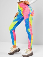 Women Sports ZAFUL Legging de Gym Ajusté Teinté Xl Multi a