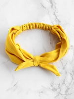 ZAFUL Bandeau de Cheveux Elastique avec Nœud Papillon Taille unique Brun doré