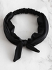 ZAFUL Bandeau de Cheveux Elastique avec Nœud Papillon Taille unique Noir