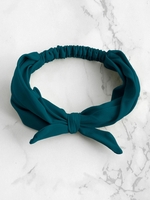 ZAFUL Bandeau de Plage Elastique avec Nœud Papillon Taille unique Paon bleu