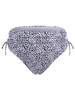 ZAFUL Bas de Bikini à Lacets à Côté à Pois de Grande Taille Xl Blanc