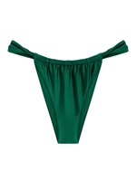 ZAFUL Bas de Bikini Brillant L Vert profond
