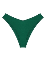 ZAFUL Bas de Bikini Brillant M Vert profond