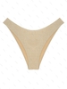 ZAFUL Bas de Bikini Cheeky Brillant à Paillettes L Café lumière