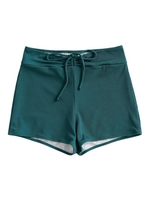 ZAFUL Bas de Bikini Côtelé à Lacets S Vert profond