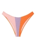 ZAFUL Bas de Bikini Côtelé en Blocs de Couleurs M Multi a