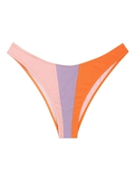 ZAFUL Bas de Bikini Côtelé en Blocs de Couleurs S Multi a