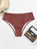 ZAFUL Bas de Bikini Côtelé Texturé de Grande Taille Xl Orange