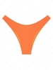 ZAFUL Bas de Bikini de Base Côtelé L Orange
