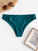 ZAFUL Bas de Bikini Evidé à Taille Basse S Vert profond