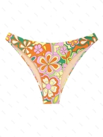 ZAFUL Bas de Bikini Fleuri Cheeky S Multi a