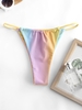 ZAFUL Bas de Bikini Ombré à Cordon L