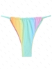 ZAFUL Bas de Bikini Ombré à Cordon S
