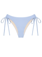 ZAFUL Bas de Bikini Texturé Cintré M Bleu clair