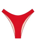 ZAFUL Bas de Bikini Texturé M Rouge