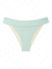 ZAFUL Bas de Bikini Texturé M Vert clair