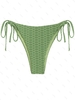 ZAFUL Bas de Bikini Texturé Noué à Côté Nid D