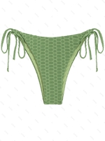 ZAFUL Bas de Bikini Texturé Noué à Côté Nid D