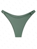 ZAFUL Bas de Bikini Texturé Noué S Vert