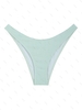 ZAFUL Bas de Bikini Texturé Xs Vert clair