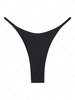 ZAFUL Bas de Bikini Tressé à Côté à Coupe Haute S Noir