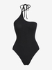 ZAFUL Body Asymétrique Ouvert Au Dos à Col Halter M Noir