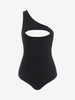 ZAFUL Body Côtelé Découpé à Une Epaule Xl Noir
