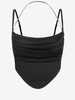 ZAFUL Camisole à Chaîne à Ourlet Echarpe S Noir