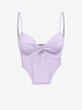 ZAFUL Camisole Corset Tordu M Violet clair