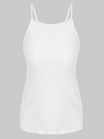 ZAFUL Camisole de Base Côtelée en Tricot M Blanc