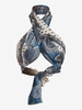 ZAFUL Débardeur Court à Imprimé Fleur Style Bohémien Taille unique Bleu profond