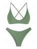 ZAFUL Ensemble de Bikini Noué S Vert clair