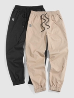 ZAFUL Ensemble de Pantalon Lettre Jointif à Cordon Deux Pièces Xl