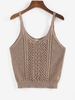 ZAFUL Gilet Pull en Tricot à Câble en Couleur Unie Grande Taille