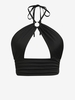 ZAFUL Haut Bandage Court Anneau Découpé à Col Halter Xl Noir