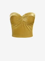 ZAFUL Haut Bandeau Côtelé Tordu M Deep yellow