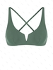 ZAFUL Haut de Bikini à Armature en V Xs Vert clair
