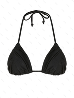 ZAFUL Haut de Bikini à Col Halter M Noir