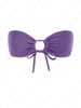 ZAFUL Haut de Bikini Bandeau Brillant Métallique à Paillettes M Concorde