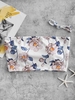 ZAFUL Haut de Bikini Bandeau Côtelé Tournesol L Bleu océan