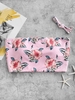 ZAFUL Haut de Bikini Bandeau Côtelé Tournesol S Rose