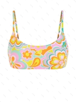 ZAFUL Haut de Bikini Fleuri S Multi a