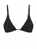 ZAFUL Haut de Bikini Simple à Cordon L Noir