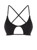 ZAFUL Haut de Bikini Texturé Croisé en Forme D